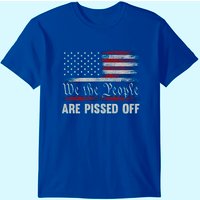 T-shirt Vintage Drapeau Américain We The People Are Pissed Off pour Hommes — T-shirts pour hommes