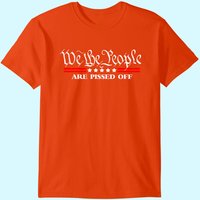 T-shirt vintage We The People Are Pissed Off Fight For Democracy