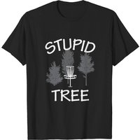 T-shirt Stupid Tree Disc Golf Frisbee pour hommes — T-shirts pour hommes