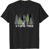 T-shirt Frolf Disc Golf Drôle Stupid Tree pour Hommes — T-shirts pour hommes