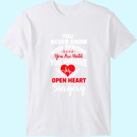 I Survived Open Heart Surgery Bypass Survivor T-Shirt for Men