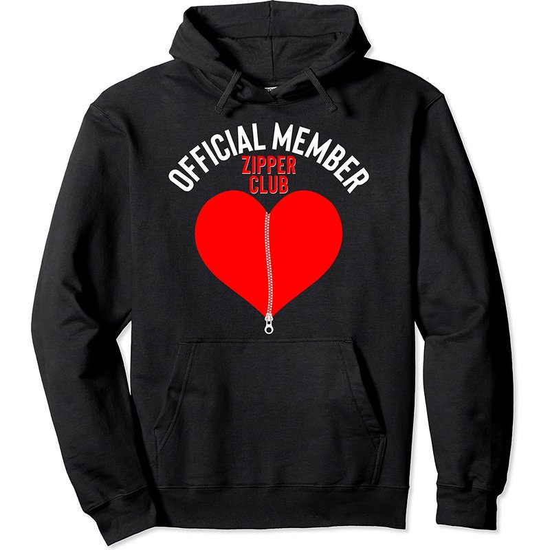 Funny Open Heart Bypass Surgery Zipper Club Pullover Hoodie — Mens Hoodies