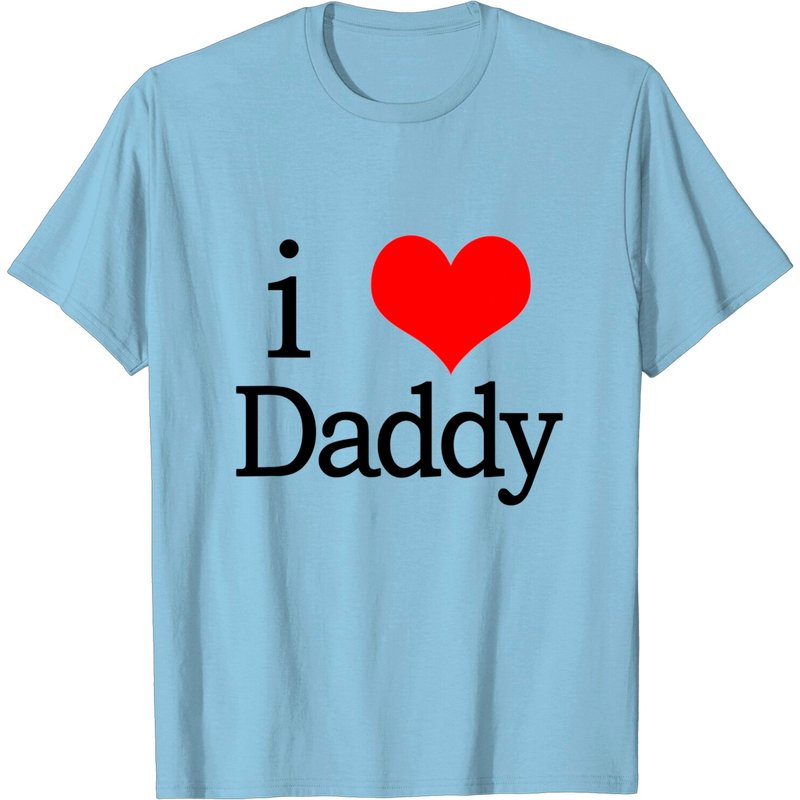 T-shirt I Love Daddy pour hommes