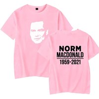 T-shirt Rip Norm Macdonald pour hommes en noir
