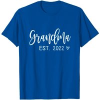 Grandma Est 2022 T-Shirt for Men in Black — Mens T Shirts