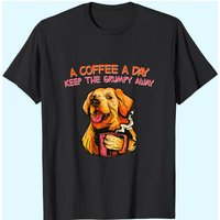 T-shirt A Coffee A Day Keep The Grumpy Away pour hommes — T-shirts pour hommes