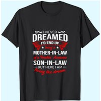 T-shirt Je n'ai jamais rêvé de devenir belle-mère pour hommes — T-shirts pour hommes