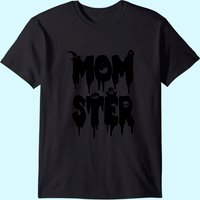 T-shirt Momster Halloween Messy Bun pour hommes — T-shirts pour hommes