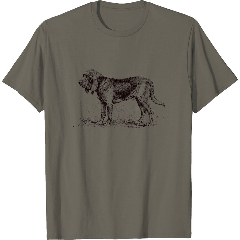 T-shirt Vintage pour Amateurs de Bloodhound