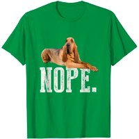 T-shirt Nope Lazy Bloodhound pour hommes en noir — T-shirts pour hommes