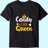 T-shirt Halloween Candy Corn Queen pour hommes