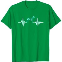 T-shirt Dalmatian Frequency pour hommes en noir