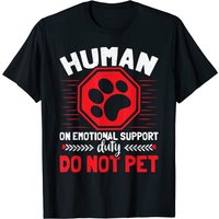 T-shirt pour homme avec message « Ne pas caresser » pour chien d'assistance — T-shirts pour hommes
