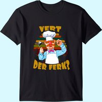 T-shirt Vert Der Ferk pour hommes en noir — T-shirts pour hommes