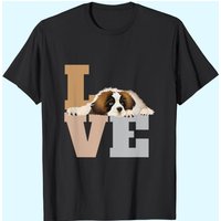 T-shirt St Bernard Lazy Puppy Dog Slobbers pour hommes — T-shirts pour hommes