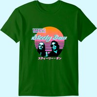 T-shirt Steely Funny Dan pour hommes en noir — T-shirts pour hommes