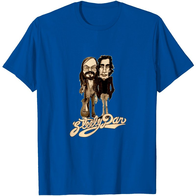 T-shirt Steely Funny Dan pour hommes en noir — T-shirts pour hommes