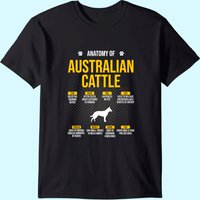 Anatomy Of Australian Cattle Dog T-Shirt for Men