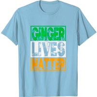 T-shirt Ginger Live Matter pour hommes en noir — T-shirts pour hommes