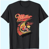 T-shirt Vintage Miller High Life Racing Beer pour hommes — T-shirts pour hommes
