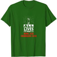 All Lives Matter T-Shirt for Men in Black — Mens T Shirts