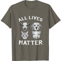 T-shirt All Lives Matter pour hommes en noir — T-shirts pour hommes