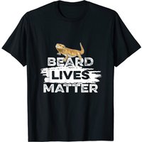 Bearded Dragon Design Men's T-Shirt in Black