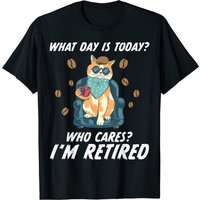 Funny Cat I'm Retired T-Shirt for Men