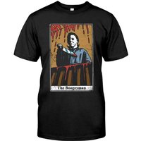 T-shirt d'Halloween Michael Myers The Boogeyman Tarot Card pour hommes