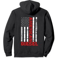 American Diesel Flag Hoodie Sweatshirt for Men — Mens Hoodies