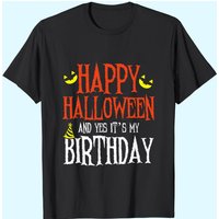 T-shirt d'anniversaire pour hommes Halloween — T-shirts pour hommes