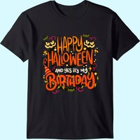 T-shirt Joyeux Anniversaire Halloween pour Hommes