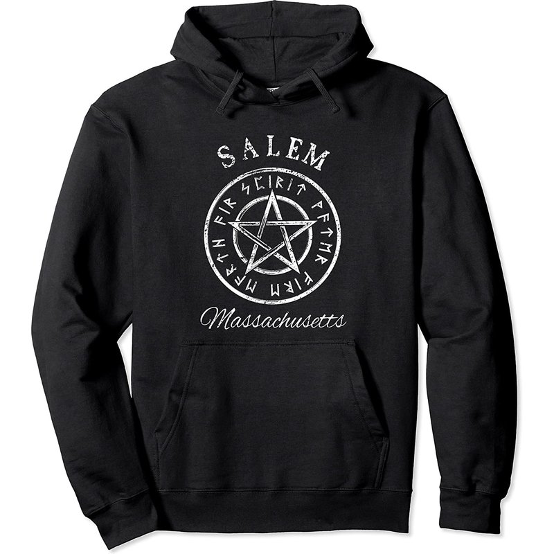 Salem Witch Halloween Pullover Hoodie for Unisex — Mens Hoodies