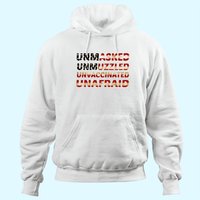 Hoodie Printerval Drapeau Américain Unmasked pour Hommes en Vert Militaire