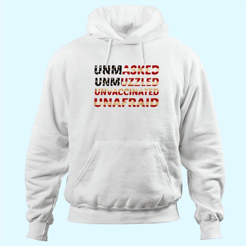 Hoodie Printerval Drapeau Américain Unmasked pour Hommes en Vert Militaire — Sweats à capuche pour hommes