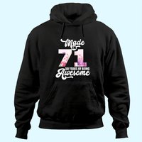 Hoodie d'anniversaire 50e anniversaire Made In 71 pour unisex