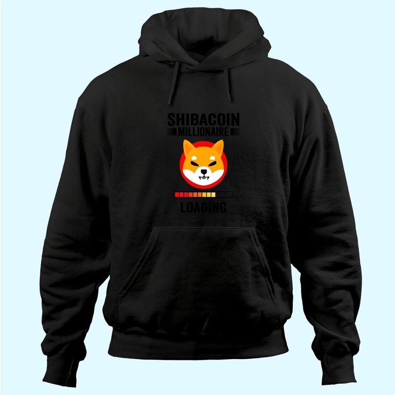 Hoodie Shiba Coin The Millionaire Loading Token Coin Inu — Sweats à capuche pour hommes