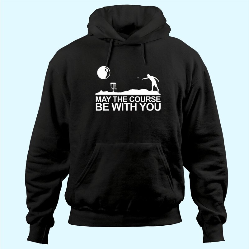 Hoodie Disc Golf Que le Parcours Soit Avec Vous Unisexe — Sweats à capuche pour hommes