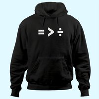 Hoodie Unisexe Égalité Est Supérieure Aux Symboles de Division