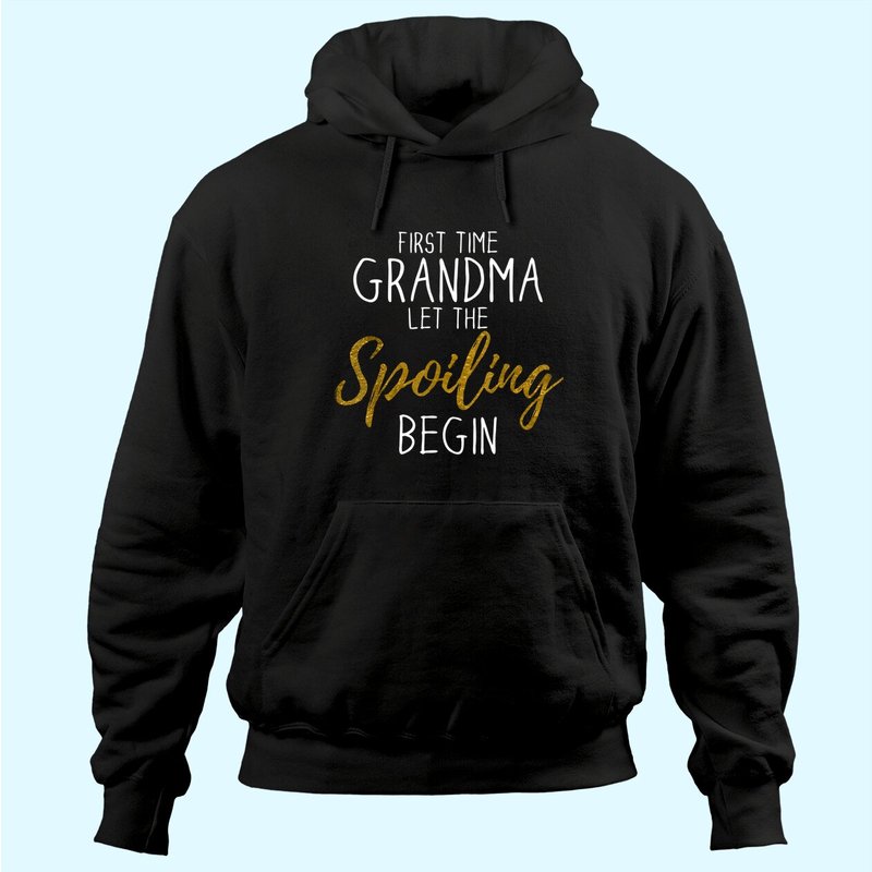 Hoodie Première Fois Grand-Mère - Laissez le Gâtage Commencer — Sweats à capuche pour hommes