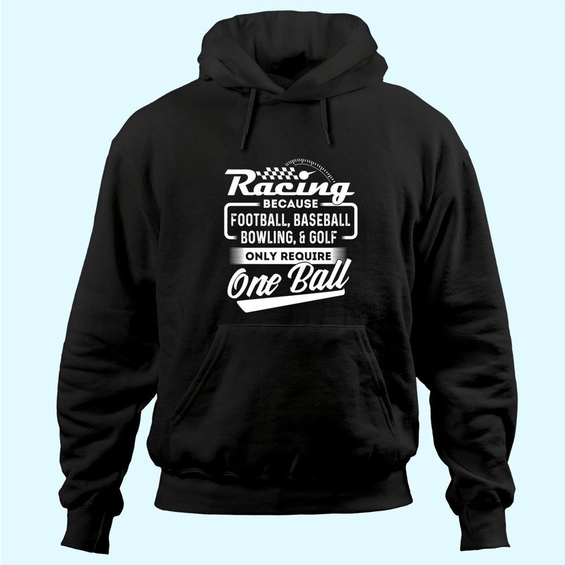 Racing Because - Hoodie de Courseur de Drag pour Unisexe — Sweats à capuche pour hommes
