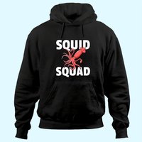 Squid Squad Me Kraken Octopus Marine Biology Hoodie