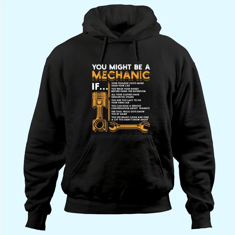 Hoodie Vous Pourriez Être Mécanicien Si pour Unisexe — Sweats à capuche pour hommes