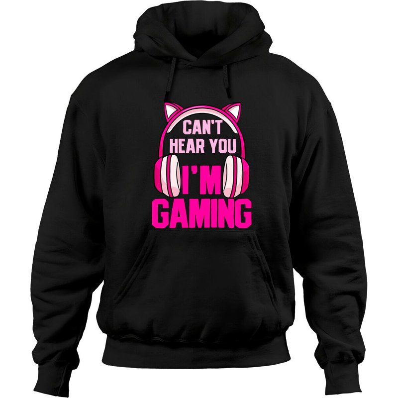 Hoodie Gamer Girl - Je ne t'entends pas, je joue — Sweats à capuche pour hommes