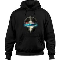 Hoodie Flat Earth en vert militaire pour unisexe — Sweats à capuche pour hommes
