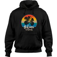 Hoodie Vintage Hawaiian Ohana Means Family pour Hommes et Femmes — Sweats à capuche pour hommes