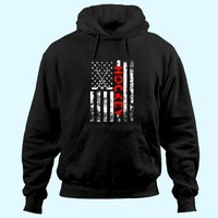 Hoodie Patriote Hockey USA Drapeau Américain — Sweats à capuche pour hommes
