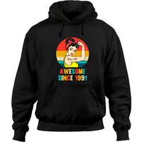 Hoodie Vintage 30e Anniversaire 1991 pour Femmes — Sweats à capuche pour hommes