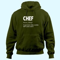 Chef Men's Hoodie Definition