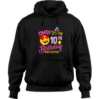 Omg It's My 10th Birthday Girl Hoodie for Unisex